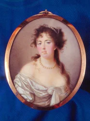 Emma Hamilton (akvarelli vellum)