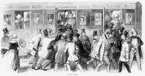 Epsom Races 1847: Railway - Toinen luokka