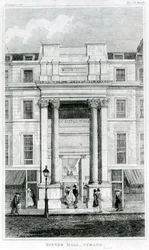 Exeter Hall, Strand, Lontoo Gentlemans Magazinesta