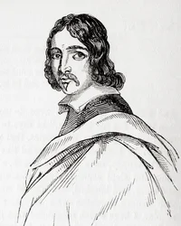 Francis Moore, brittiläinen lääkäri ja astrologi, teoksesta Old England: A Pictorial Museum, julkaistu 1847