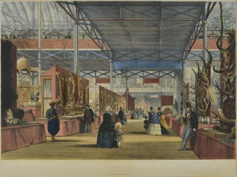 Teoksesta "Dickinsonin kattavat kuvat suuresta näyttelystä 1851", julkaistu 1854 Intia nro 6, 1854