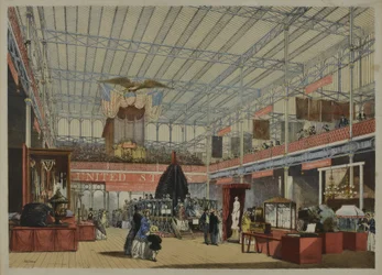 Julkaisusta "Dickinsonin kattavat kuvat suuresta näyttelystä 1851", julkaistu 1854 - Amerikka, 1854