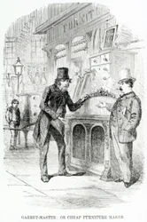 Garret-Master eli halpahuonekalujen valmistaja, n. 1840