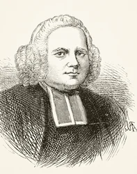 George Whitefield, William Hickman Smith Aubreyn (1858-1916) teoksesta The National and Domestic History of England, julkaistu Lontoossa, noin 1890