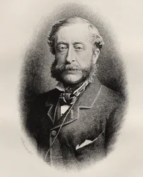 Henry Howard Molyneux Herbert, Carnarvonin 4. jaarli, kaiverrus C. Laurie, "The History of Freemasonry, osa I", julkaisija Thomas C. Jack, Lontoo, 1883