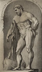 Hercules hakemassa Hesperideen kultaisia omenoita
