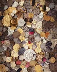Historialliset mitalit, kolikot ja merkit, 1600-1900