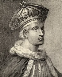 Englannin kuningas Henrik VI, piirros Sir Edward Creasyn julkaisusta "Memoirs of Eminent Etonians", julkaistu Lontoossa 1876