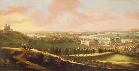 Lontoo Greenwich Hillistä, noin 1680