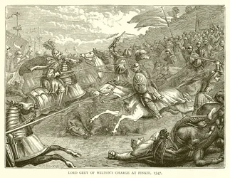 Lord Gray of Wiltons Charge Pinkiessä, 1547