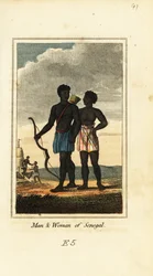 Senegalin mies ja nainen