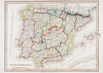 Espanjan ja Portugalin kartta, "Smith