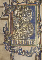 Ms. New Coll 358, etukappale, Psalter, St. Alban