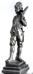 Muskettisoturi, 1638 (puuveistetty)