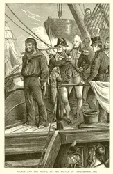 Nelson ja signaali Kööpenhaminan taistelussa, 1801