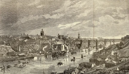 Newcastle upon Tyne vuonna 1887