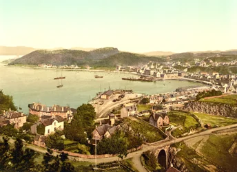 Oban (käsin värjätty valokuva)