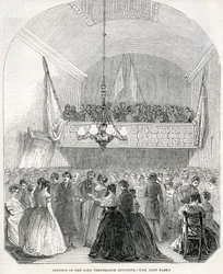 Cork Temperance Instituten avajaiset, 1845