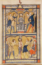 Sivu psalterista, n. 1270 (tempera vellum)