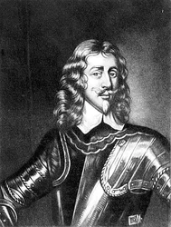 Muotokuva Arthur Capelista, Lord Capel of Hadham (n. 1610-48) kaiverrettu Richard Earlom (1743-1822) ja Charles Turner (n. 1773-1857) (mezzotint)