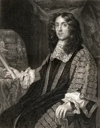 Heneage Finchin (1621-82) muotokuva Lodges British Portraitsilta, 1823