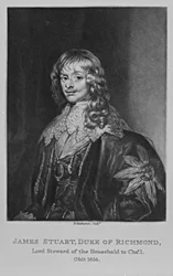 Muotokuva Jamesista, Richmondin ensimmäisestä herttuasta Richard Earlomin ja Charles Turnerin kirjasta Characters Illustrious in British History