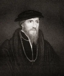 Sir Anthony Dennyn (1501-49) muotokuva Lodges British Portraitsista, 1823