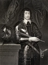 Spencer Comptonin (1601-43) muotokuva Northamptonin 2. Earlista, Lodges British Portraitsista, 1823