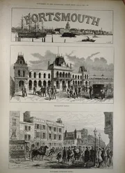 Portsmouth: The Illustrated London News -lehdestä, 8. huhtikuuta 1882.