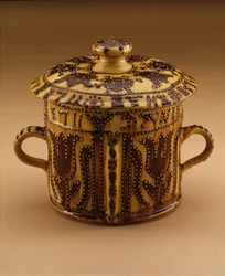 Kannen kattila, 1711 (slipware)