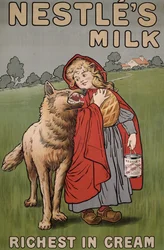 Nestles-maidon mainosjuliste, 1900