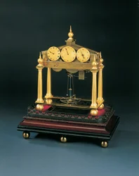 Regency-pöydän säädin, John Moxonin tai Sir William Congreven, n. 1820