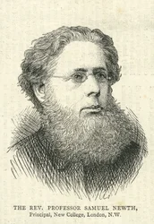 Pastori Samuel Newth (1821–98), kuvitus Graphicista 10. heinäkuuta 1875