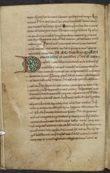 Kuninkaallinen 13. A.XI, f.59vAlkuperäinen D.De temporum ratione.Bede Kunniallinen Sekalaisia laskentaa ja tähtitiedettä koskevia töitä.1000-1100-luku