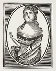 Sarah Millwood, kuvitus John Ashtonin kirjasta Chap-books of the Eighteenth Century, pubi. 1882