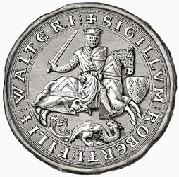 Robert Fitzwalterin sinetti, J. R. Greenin kirjasta A Short History of the English People, julkaistu 1893