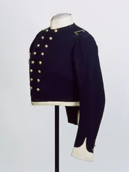 Lyhythäntäinen sotilastakki, noin 1854