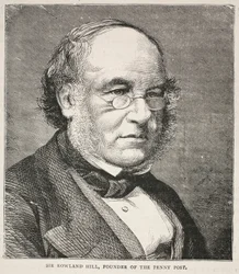 Sir Rowland Hill, Penny Postin perustaja