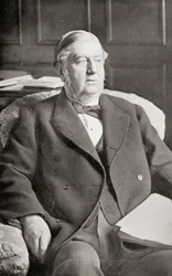 Sir William Harcourt vuonna 1898 julkaistusta David Williamsonin teoksesta Gladstone: The Man and the Statesman