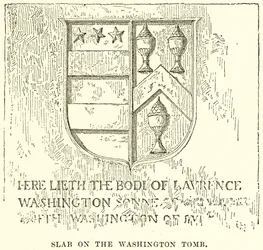 Laatta Washingtonin haudalla