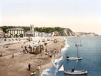 Teignmouth (käsin värjätty valokuva)
