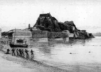 The Citadel, Korfu, Kreikka, The Picturesque Mediterranean, Volume 3, julkaisija Cassell and Co. Ltd.