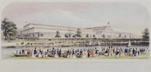 Hyde Parkin Crystal Palace vuoden 1851 suurta kansainvälistä näyttelyä varten