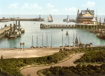 The Harbour, Lowestoft (käsinvärinen kuva)