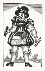 The History of Tom Long the Carrier, kuvitus John Ashtonin kirjasta Chap-books of the Eightenth Century, pub. 1882