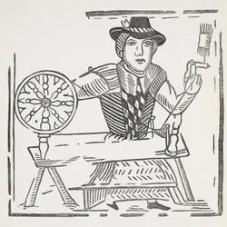 Bethnal Greenin sokean kerjäläisen historia, kuvitus John Ashtonin 1800-luvun lukukirjoista, pub. 1882