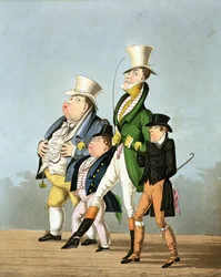 Hinnat - täysi hinta, puoleen hintaan, korkea hinta ja alhainen hinta, kaiverrus George Hunt, julkaisija Thomas McLean, 1827