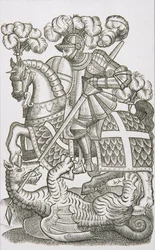 Punaisen Ristin ritari, Edmund Spenserin Faerie Queenen ensimmäisestä painoksesta, 1590