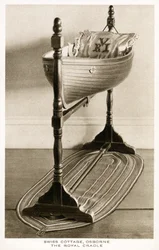 The Royal Cradle, Sveitsin mökki, Osborne House, Isle of Wight, n. 1893 (puu)