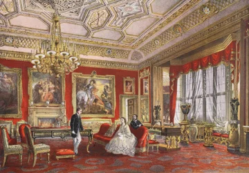 Rubens-huone, Windsorin linna, Edward VII:n ja tanskalaisen Alexandran häämuistomerkki, pub. 1864